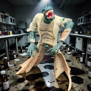 2006 Toy Biz Spider-Man Origins Lizard Super-Posable Torso Figure A57